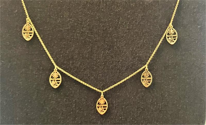 5 Dangling Guam Seal Necklace