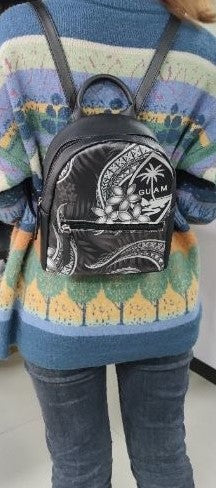 Chamorrita Black Mini Backpack