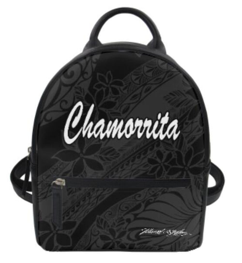 Chamorrita Black Mini Backpack