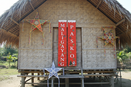 Maligayang Pasko Filipino Decorative Holiday Wall Treatment Panels