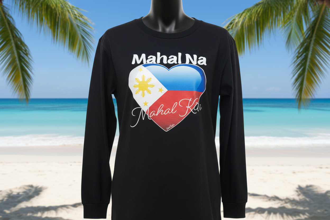 Mahal na Mahal Kita Heart Long Sleeve Shirt