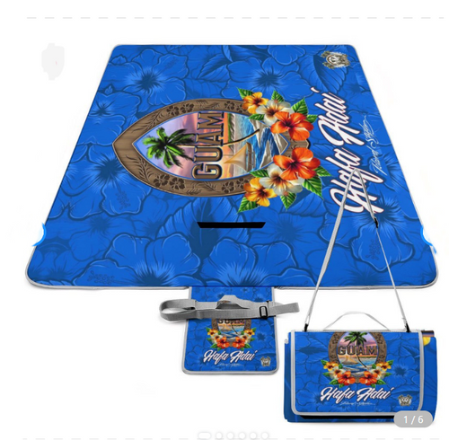 Guam and Saipan seals Picnic Mat