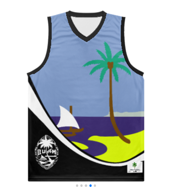 Blue Guam seal Jersey