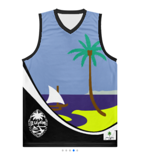 Blue Guam seal Jersey