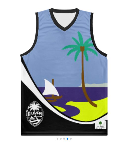 Blue Guam seal Jersey
