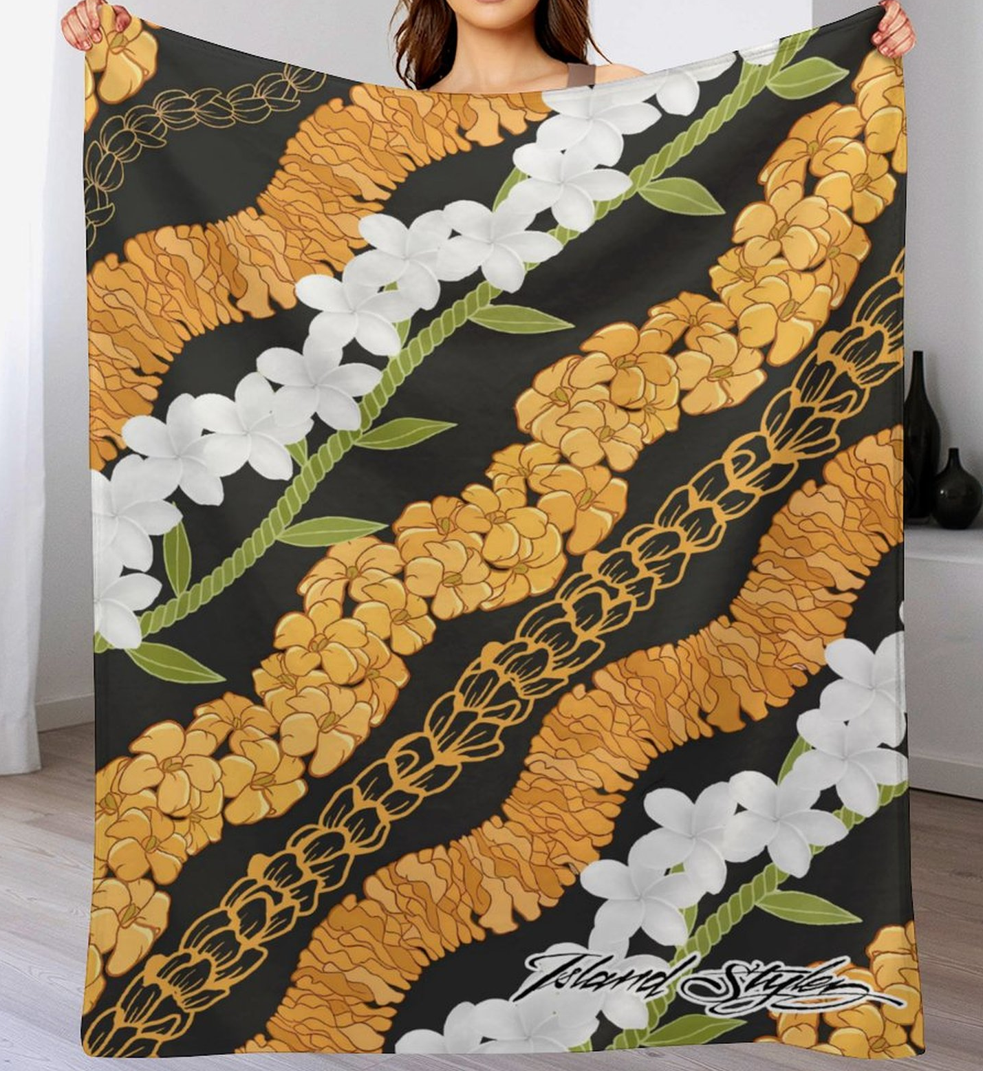 Lei Throw Blankets