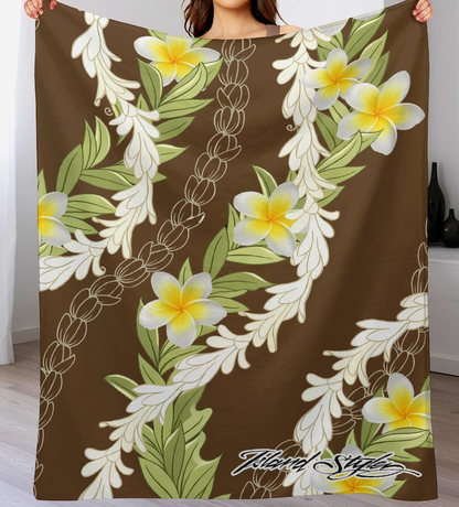 Lei Throw Blankets