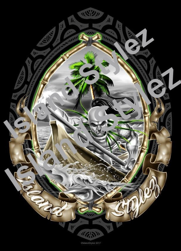 Warrior T-Shirt w/ Guam Seal