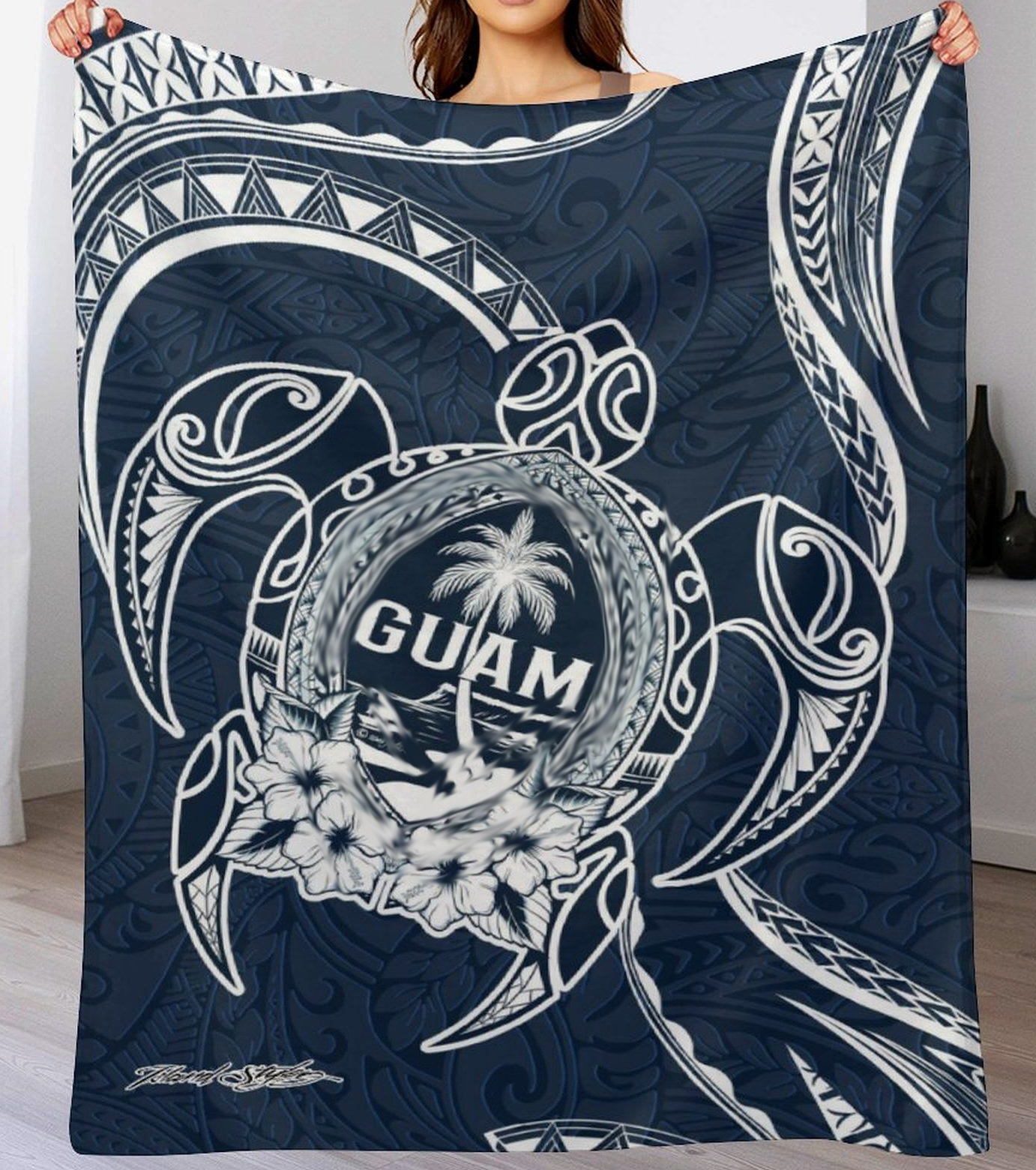 Different Guam Print Blanket