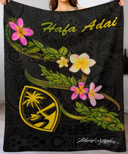 Different Guam Print Blanket