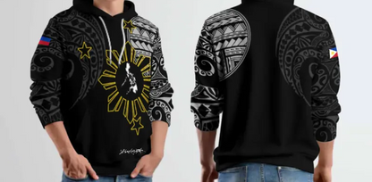Unisex Philippines Black Sweatshirt