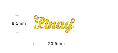Pinay Pendant Set, Gold Plated