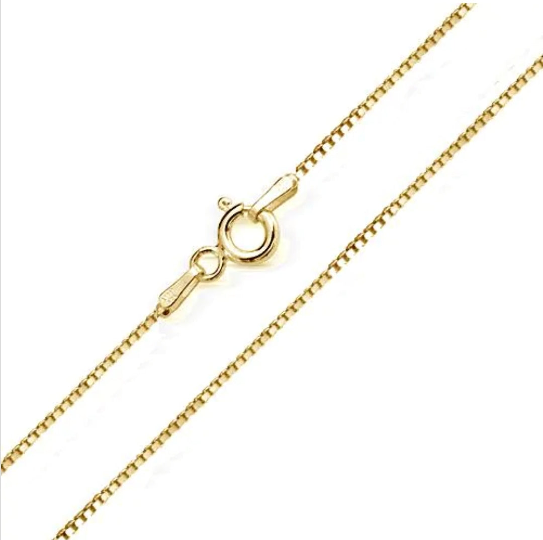 14kt Box Chain