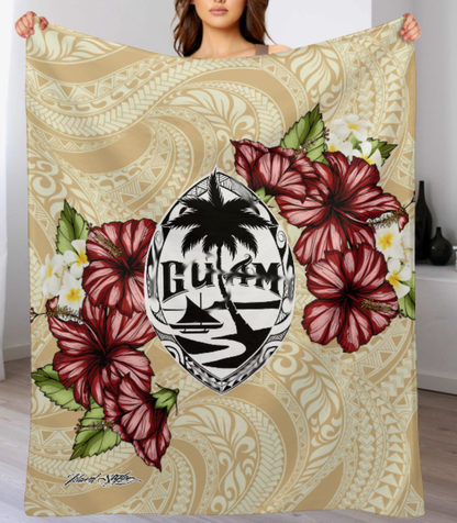 Different Guam Print Blanket
