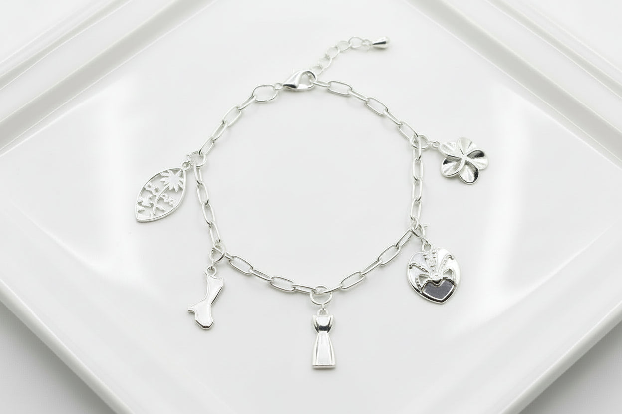 Charm Bracelet Sterling Silver