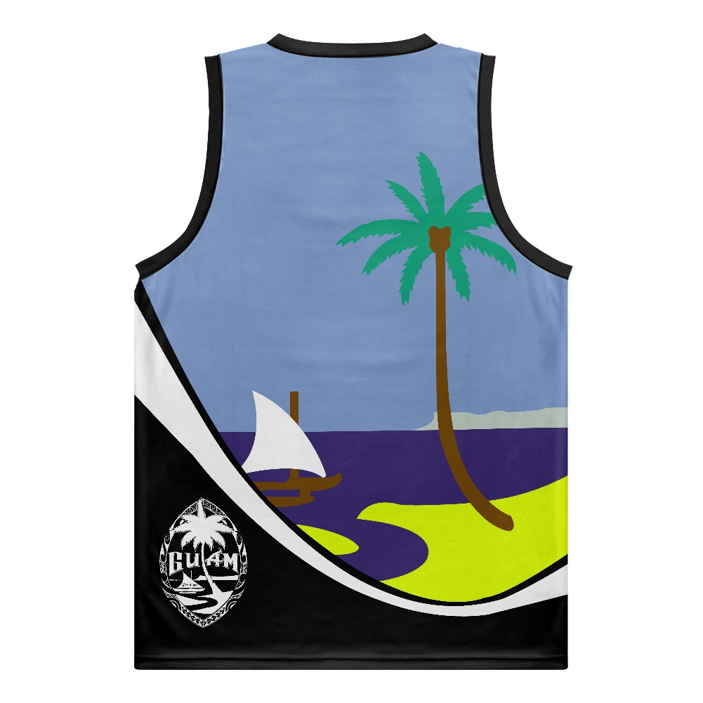 Blue Guam seal Jersey