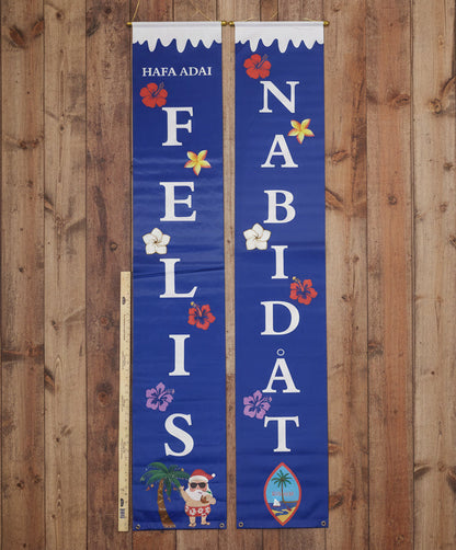 Felis Nabidat Chamorro Decorative Holiday Wall Treatment Panels