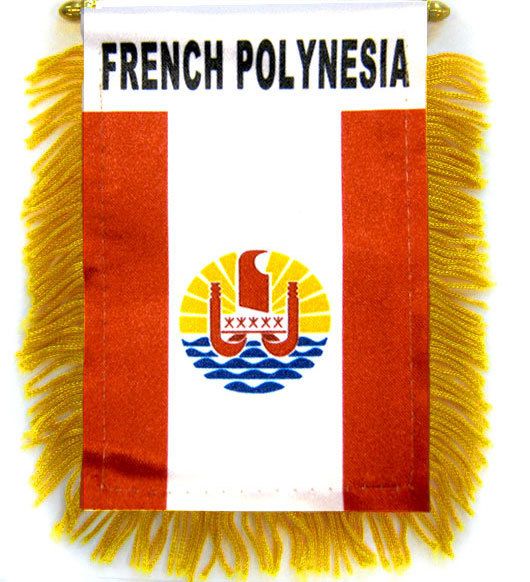 Mini French Polynesia Flag (4" x 6")