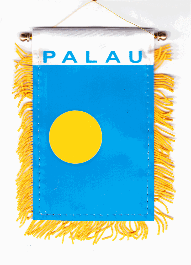 Mini Palau Flag (4" x 6")