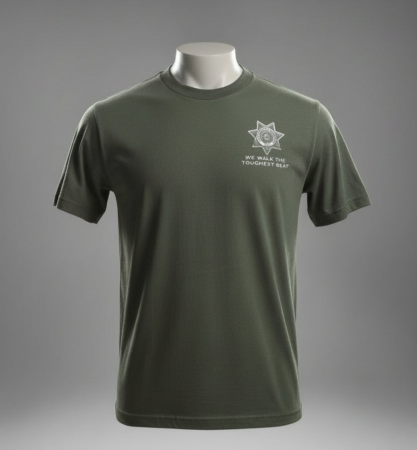 We walk the toughest beat T-Shirt